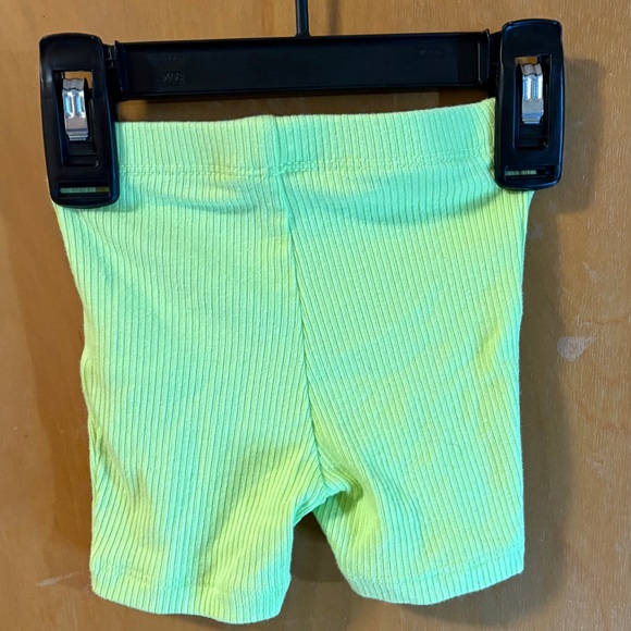 Hello Kitty Lime Green Ribbed Shorts - Picture 2 of 3
